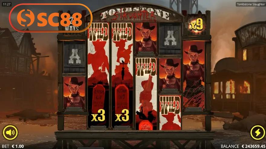 Tombstone Slaughter của nhà phát triển Nolimit City