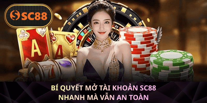 Bí quyết mở tài khoản SC88 nhanh mà vẫn an toàn